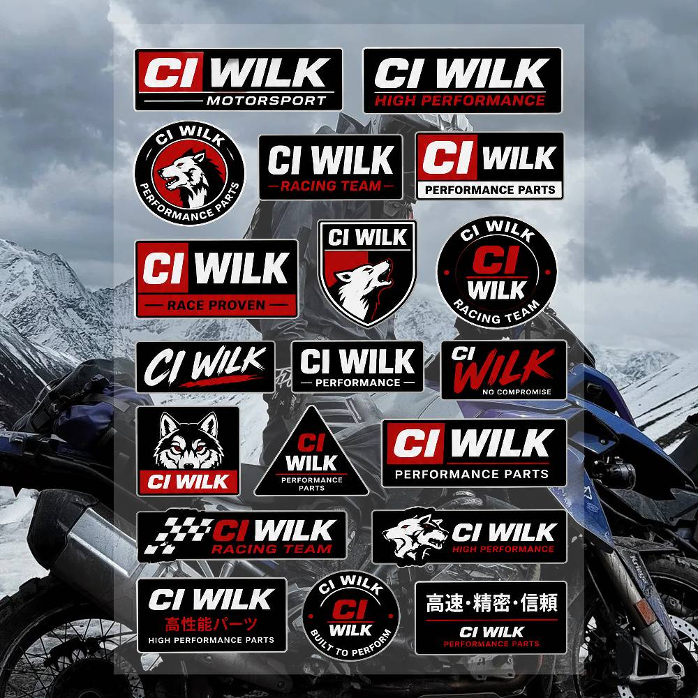 Streetwear Brand Stickers - A-ci Wh-Ig-LK-g 스트리트웨어 브랜드 스티커 세트
