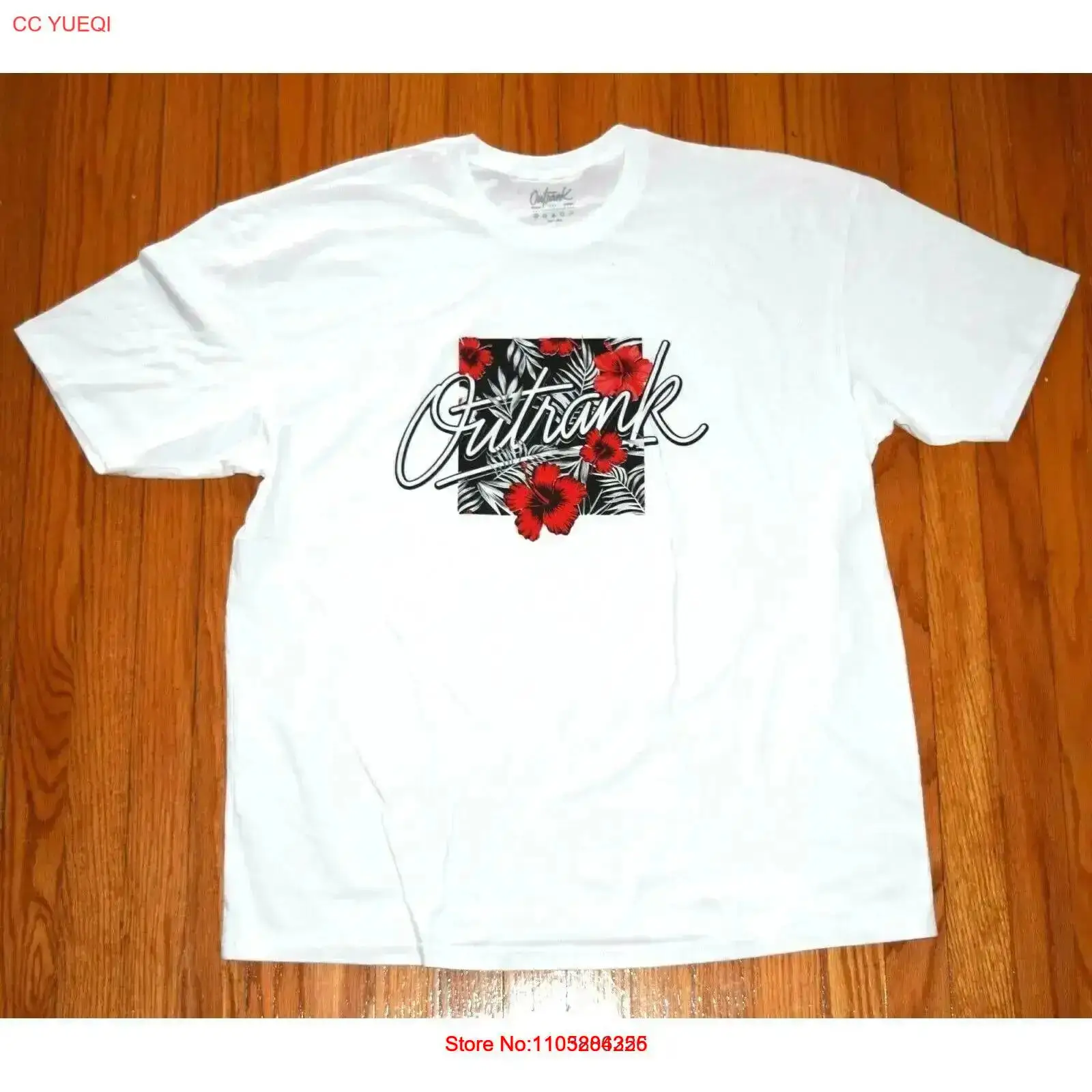 Streetwear Brand With White Flowers - 아웃랭크 브랜드 마이애미 스트리트웨어 남성용 2XL