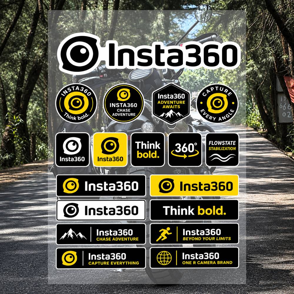Streetwear Brand Stickers - A-I-Insta-A 3-360 스트리트웨어 브랜드 스티커 세트