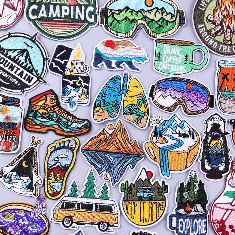 Streetwear Brand Stickers - 옷 캠프에 대한 패치에 야외 철