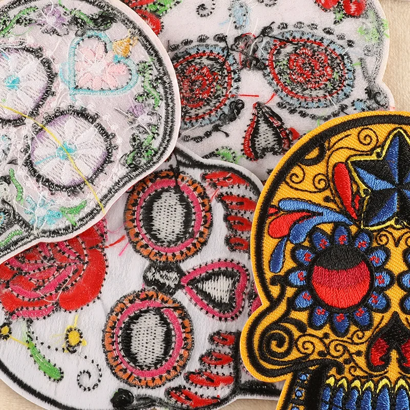 패치 락 Thermocollant 펑크 해골 의류에 대 - Streetwear Brand Stickers 리뷰 및 가격