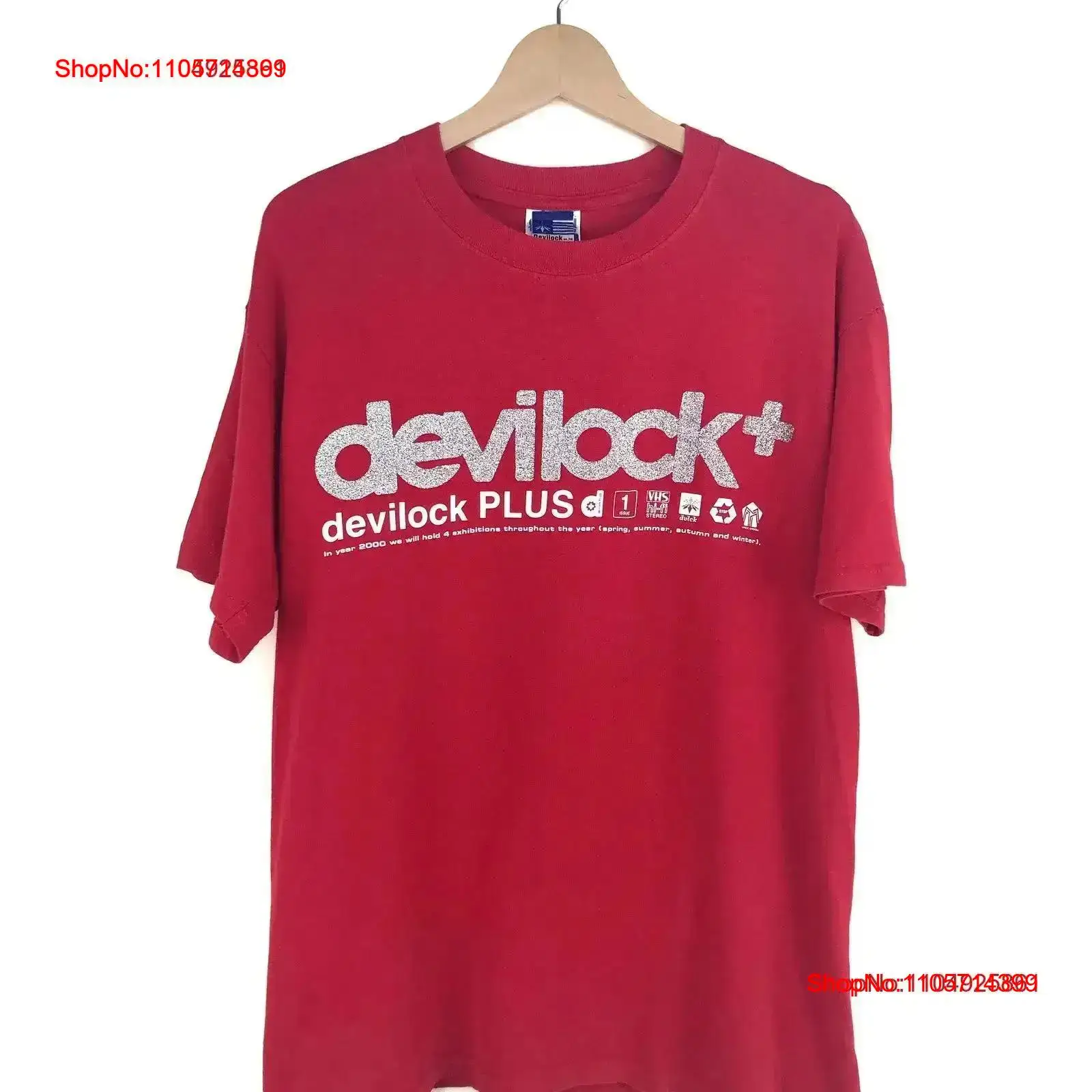 빈티지 DEVILOCK PLUS 티셔츠 스트리트웨어 미 - Japanese Brand Streetwear Vintage 리뷰 및 가격