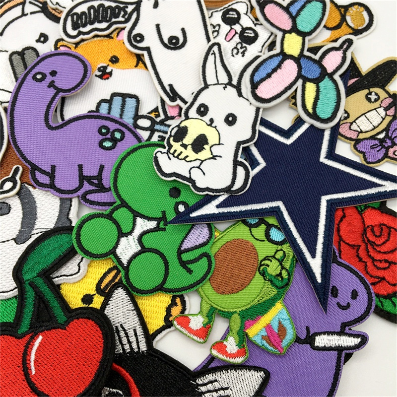 10/15pcs 아민 패치 많은 자수 패치 의류 아플리 - Streetwear Brand Stickers 리뷰 및 가격