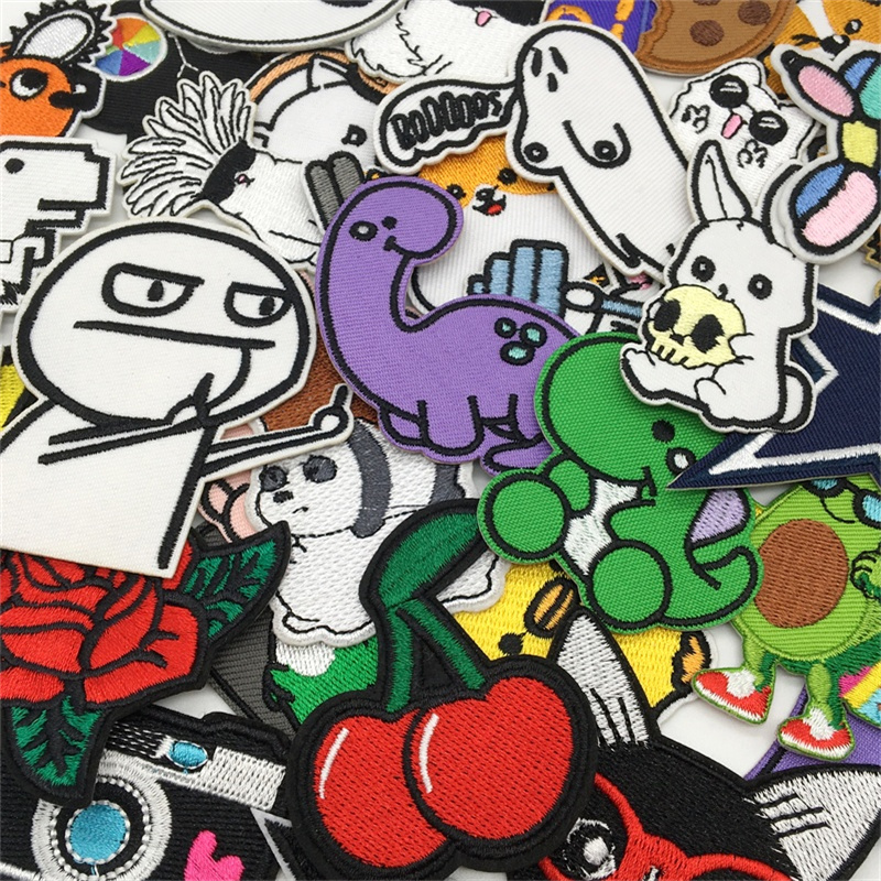 10/15pcs 아민 패치 많은 자수 패치 의류 아플리 - Streetwear Brand Stickers 리뷰 및 가격