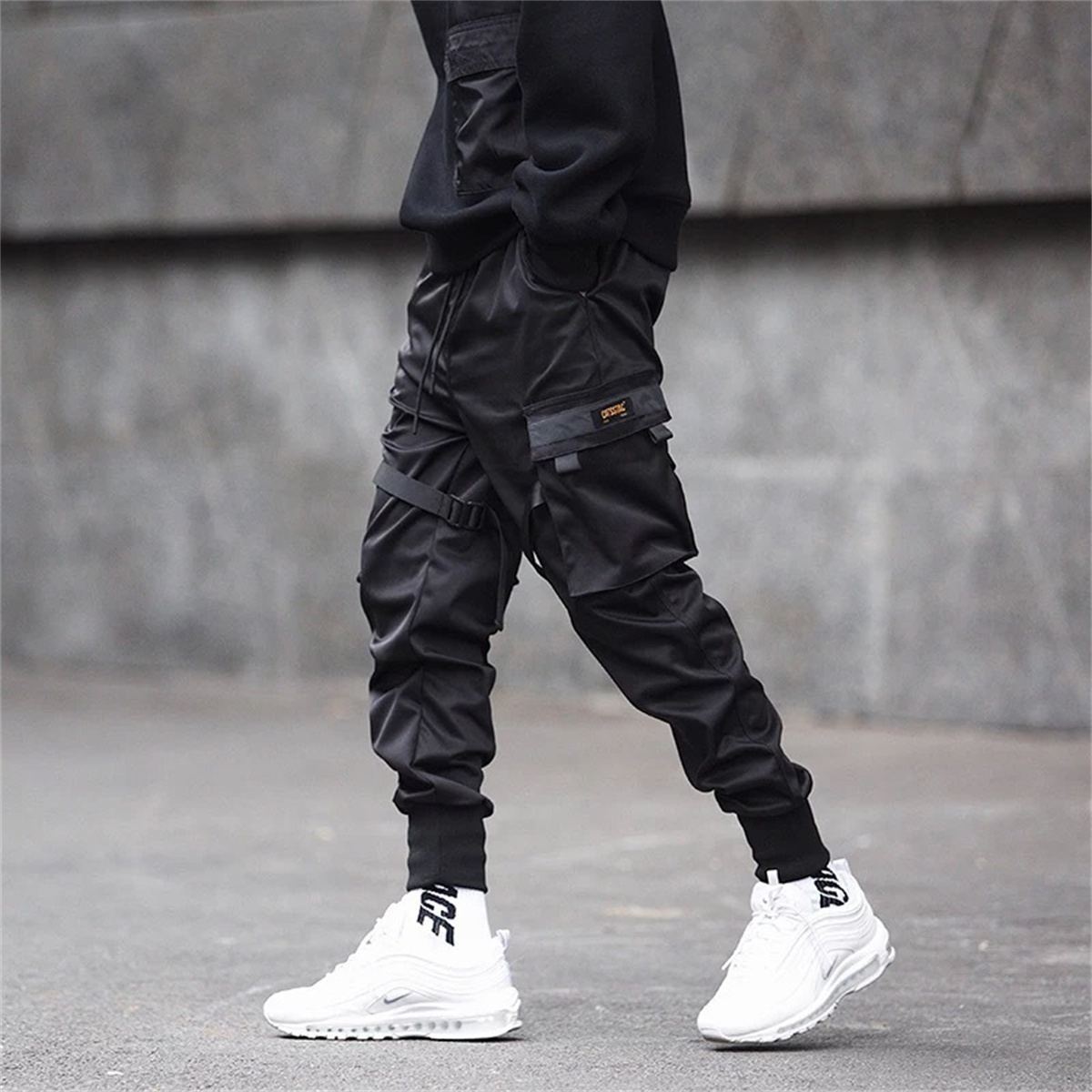 블랙 힙합 카고 바지 여름 다목적 패션 브랜드 바지 패 - Streetwear Brand Clothing 리뷰 및 가격