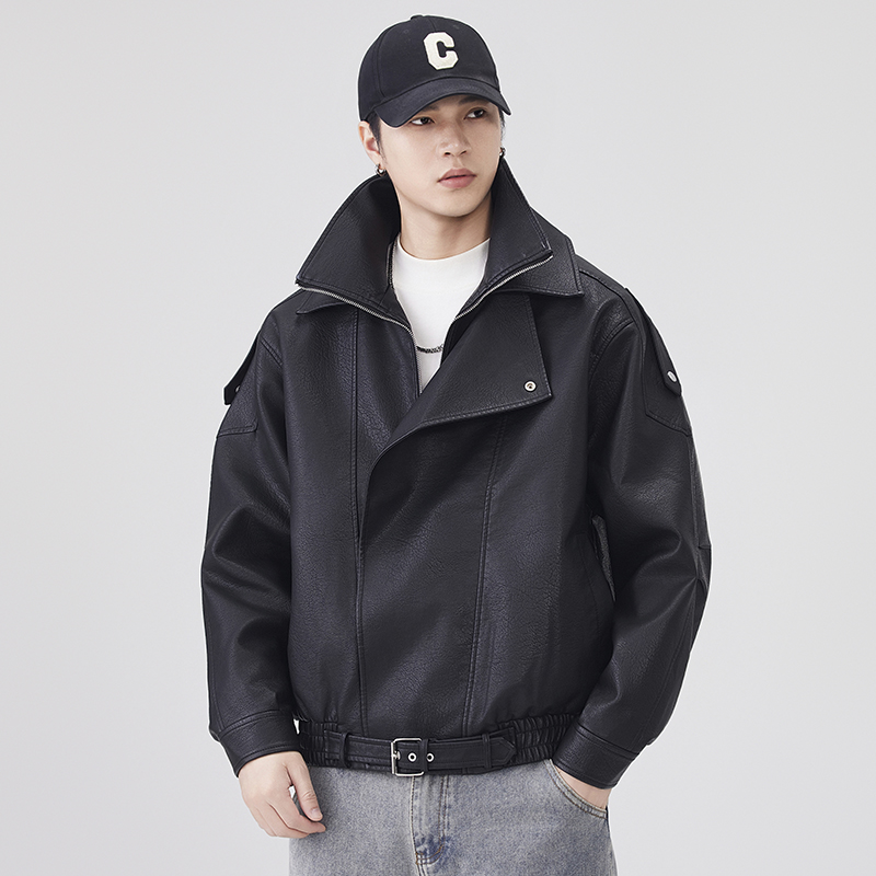 가을 겨울 가죽 자켓 남성 스트리트웨어 패션 루즈 캐주 - Streetwear Brand Clothing 리뷰 및 가격