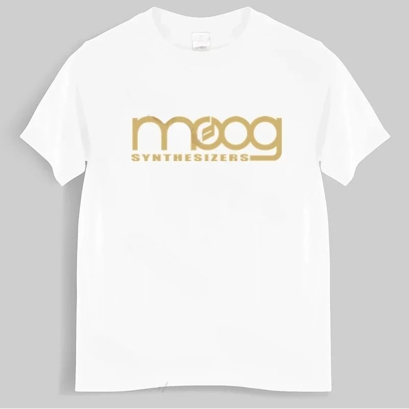 Moog 신시사이저 블랙 프린트 티셔츠 남녀공용, 코튼 - Streetwear Brand Clothing 리뷰 및 가격