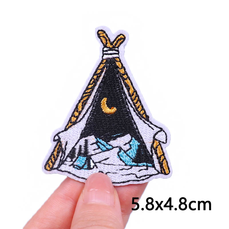 옷 캠프에 대한 패치에 야외 철 의류에 대한 수 놓은  - Streetwear Brand Stickers 리뷰 및 가격