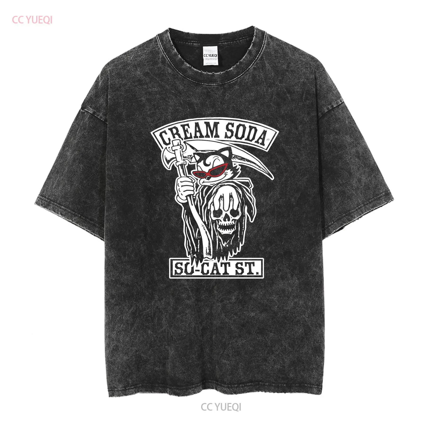 크림 소다 일본 브랜드 투 패스트 투 영 다이 블랙 캣 - Japanese Brand Streetwear Vintage 리뷰 및 가격
