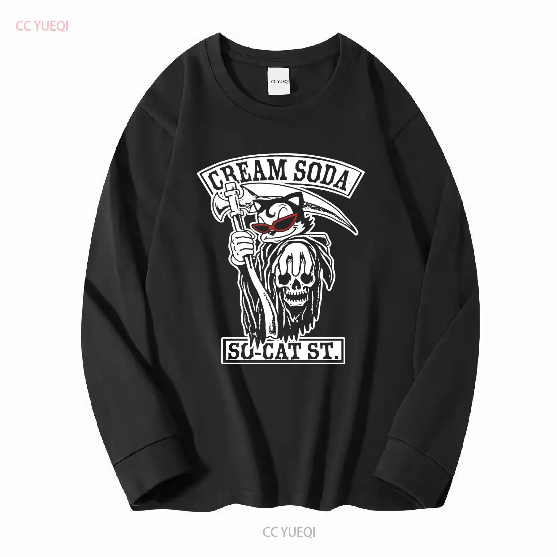 크림 소다 일본 브랜드 투 패스트 투 영 다이 블랙 캣 - Japanese Brand Streetwear Vintage 리뷰 및 가격