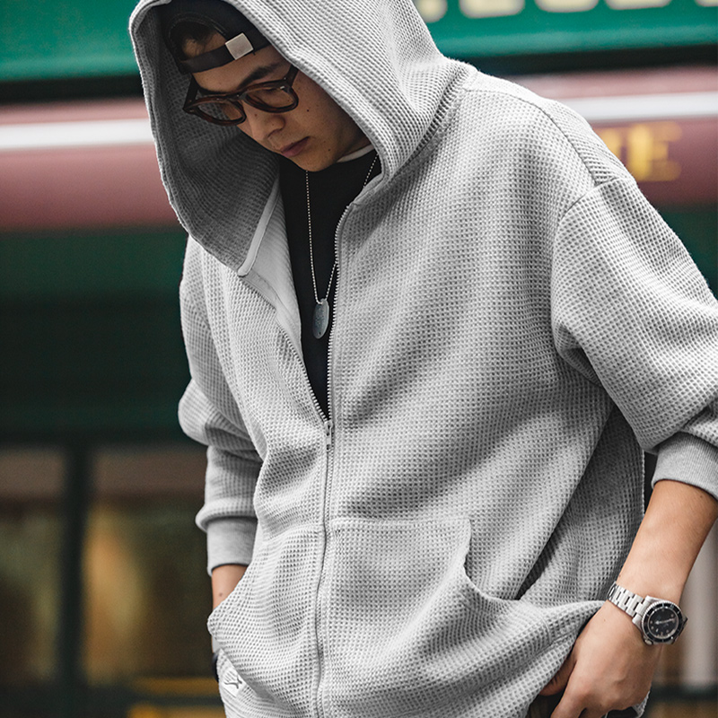 Maden 남성용 일본 빈티지 회색 와플 후드, 브랜드 - Japanese Brand Streetwear Vintage 리뷰 및 가격