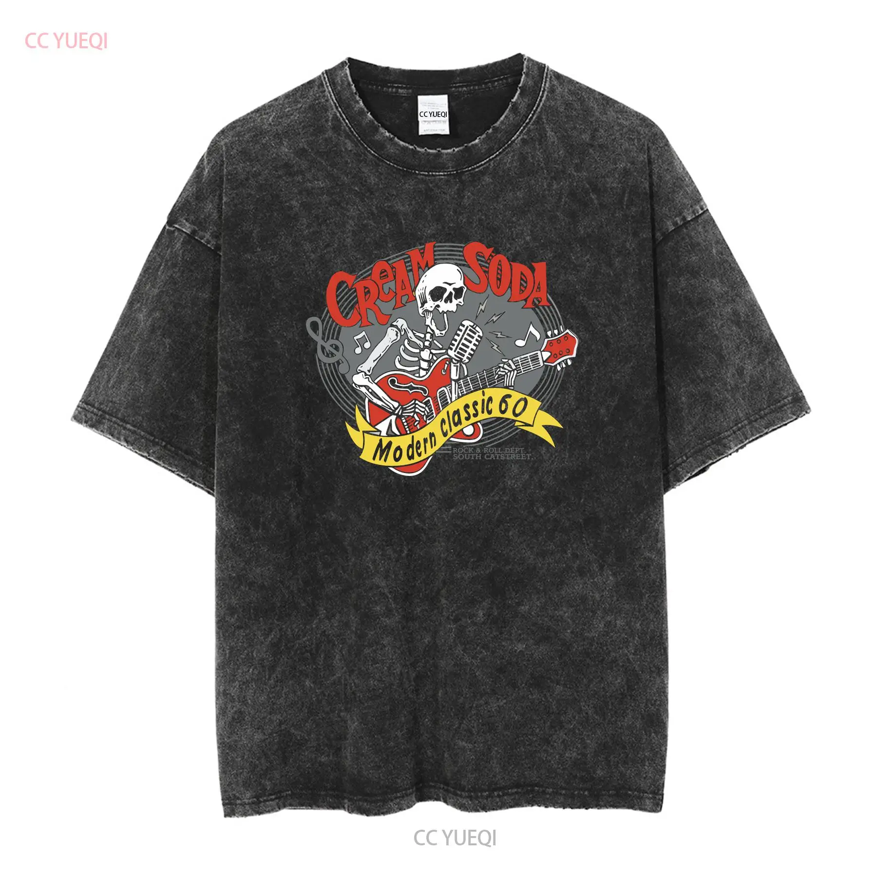 크림 소다 록 롤 티셔츠 일본 브랜드 빈티지 워시드 소 - Brand Of Streetwear 리뷰 및 가격