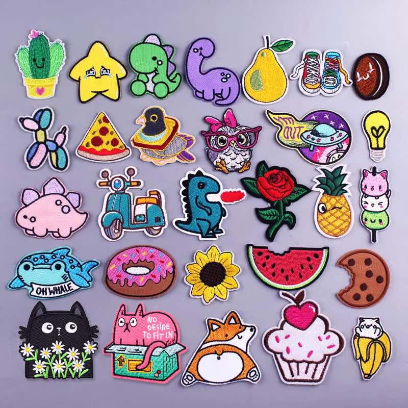 귀여운 동물 공룡 패치 아이언 의류에 대한 수 놓은 만 - Streetwear Brand Stickers 리뷰 및 가격