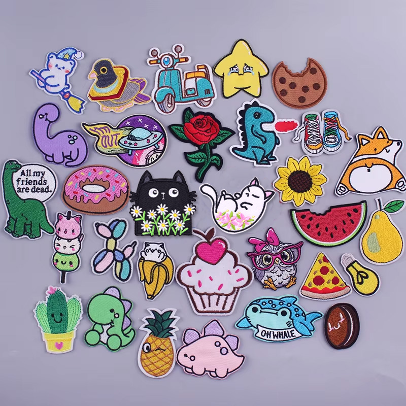 귀여운 동물 공룡 패치 아이언 의류에 대한 수 놓은 만 - Streetwear Brand Stickers 리뷰 및 가격